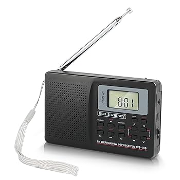 Amazon.co.jp: AM FMラジオ ポータブルデジタルラジオ FM AM SW